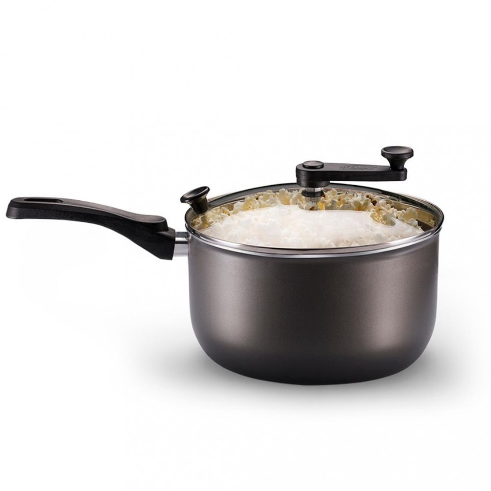 Pipoqueira Cristal MTA Antiaderente com Tampa de Vidro 3,6L em Oferta na Shopee