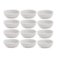 Cumbuca De Porcelana Branca 300ml Quadradas Tigela Servir Caldos Sopas Salada Cozinha