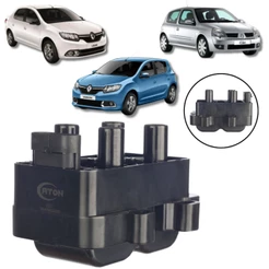 BOBINA DE IGNIÇÃO RENAULT SANDERO 1.0/1.6 2008/ LOGAN CLIO