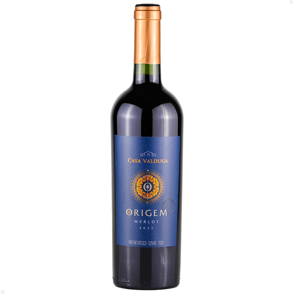 Vinho Nacional Casa Valduga Origem Merlot Tinto 750ml em Oferta na Shopee