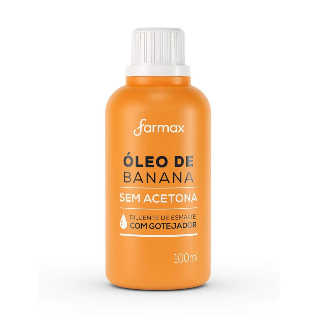 Diluente de Esmalte Óleo De Banana Farmax 100ml em Oferta na Shopee