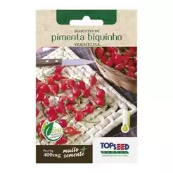 Semente Pimenta Biquinho Vermelha Topseed 400mg
