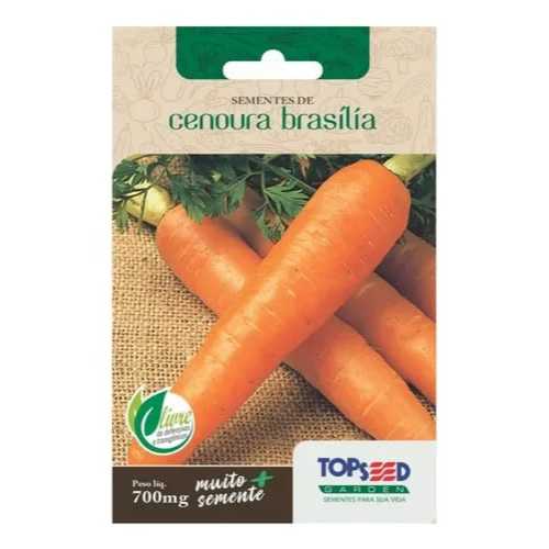 Semente Cenoura Brasília Topseed 700 mg
