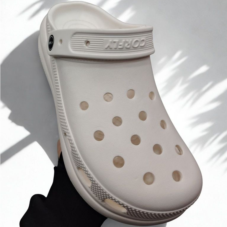 Detalhes do Chinelo Babuche Corfly Plataforma Alta Leve 100% EVA Solado Antiderrapante Feminino