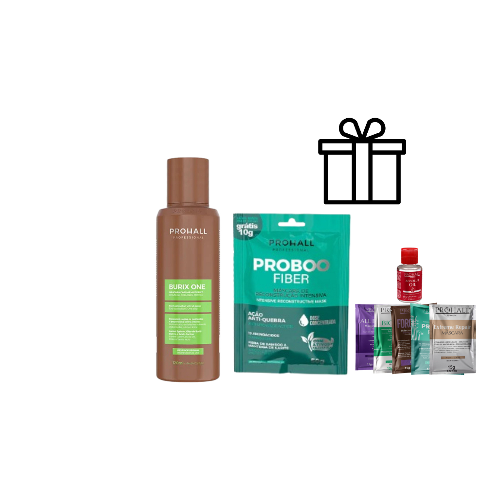 Progressiva Prohall Burix One 120ml – Tratamento Profissional com Brindes em Oferta na Shopee