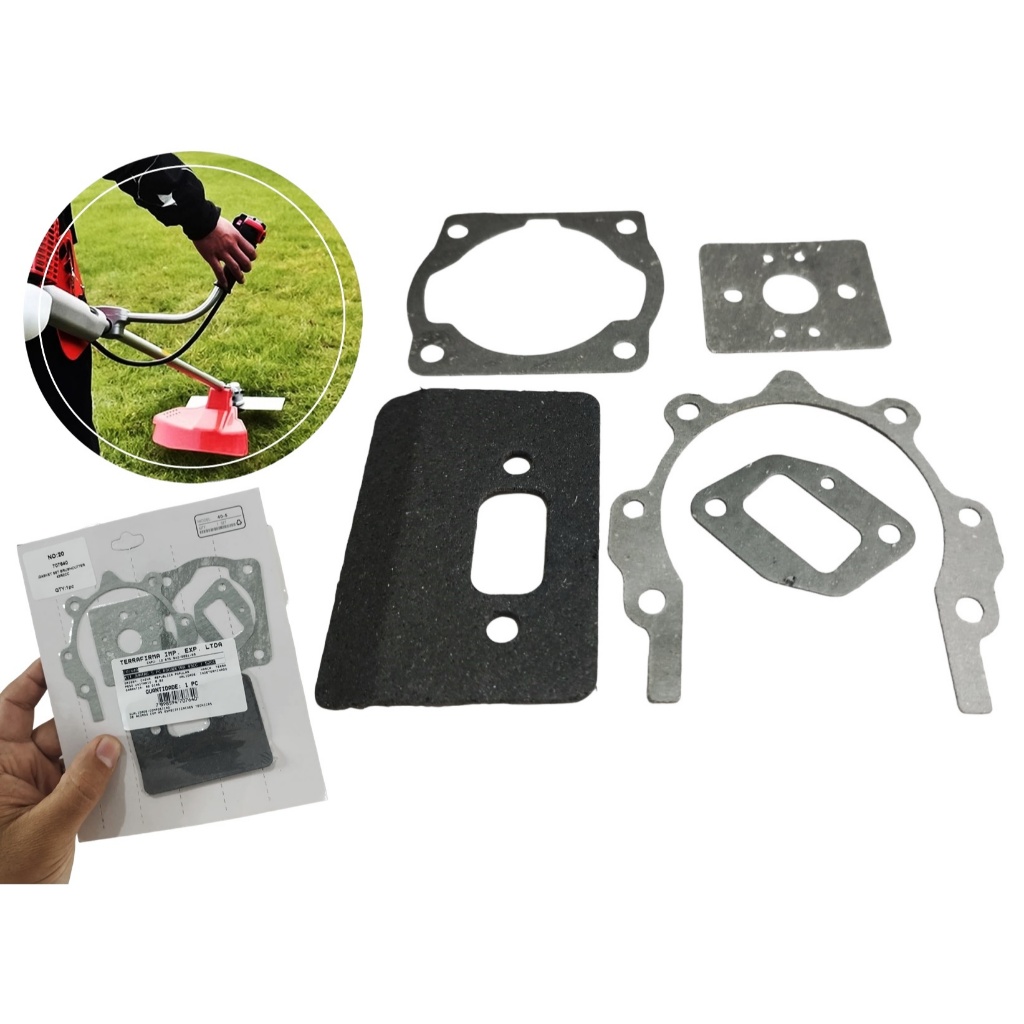 Kit Jogo De Juntas Para Roçadeira Toyama, Nakasaki, Vulcan, Branco, Garthen, Fort G, Intech Machine