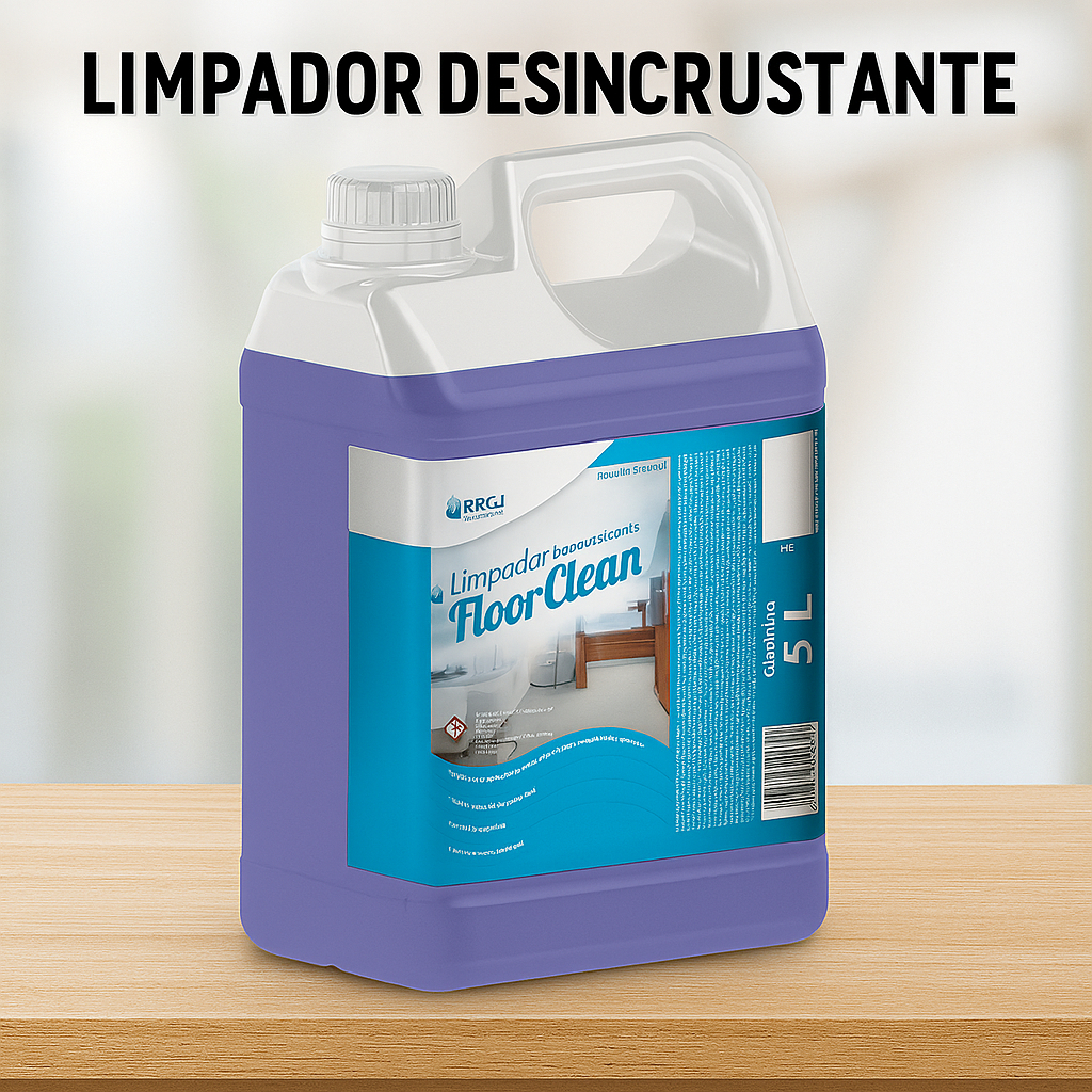 Floor Clean Limpador De Porcelanato Ceramica Rejunte Residuo De Obra Concentrado 5L