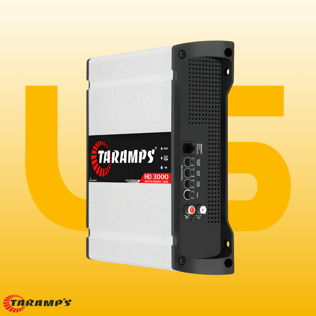 Módulo Taramps HD 3000 2 ohms 3000 W RMS Amplificador Som Automotivo