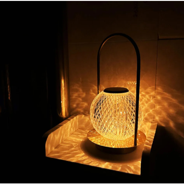 Luminária Abajur de mesa Com 3 cores LED Regulável Recarregável Decoração Xtrad SH-043