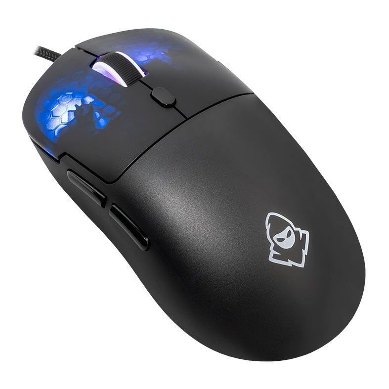 Mouse Gamer Mancer Draxor, RGB, 7200DPI, 6 Botoes, Preto, MCR-DXR-RGB01