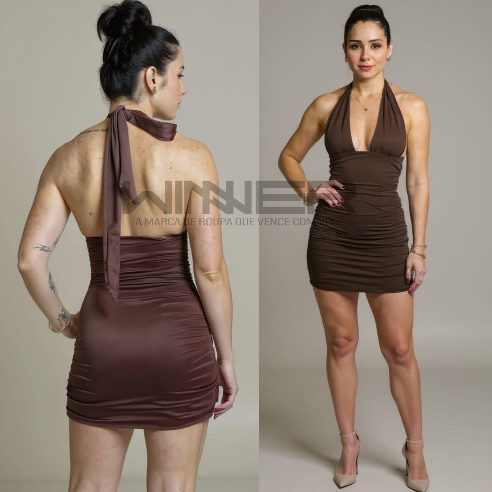 Vestido Feminino Amarração Lateral Estiloso na Black Friday 2025 | BuscaProdutos