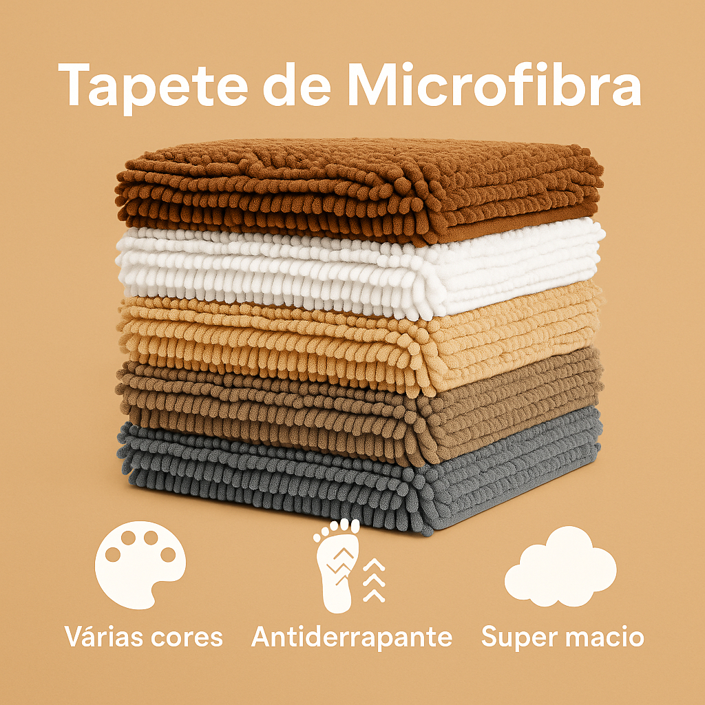 Tapete Banheiro 40x60 Antiderrapante Bolinha Microfibra Macarrão Luxo Várias Cores