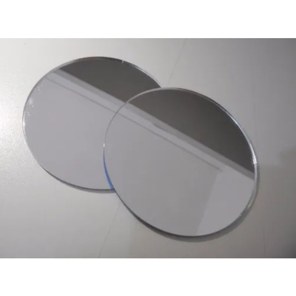 Espelho De Parede Ou de Mesa Base Espelhada Refletiva Redondo Oval Mesa Parede Com Velcro Base
