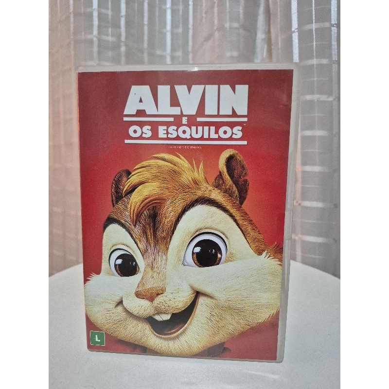 DVD Original Alvin e os Esquilos (Alvin and the Chipmunks) - Dublado e Legendado 🎬 em ótimo estado