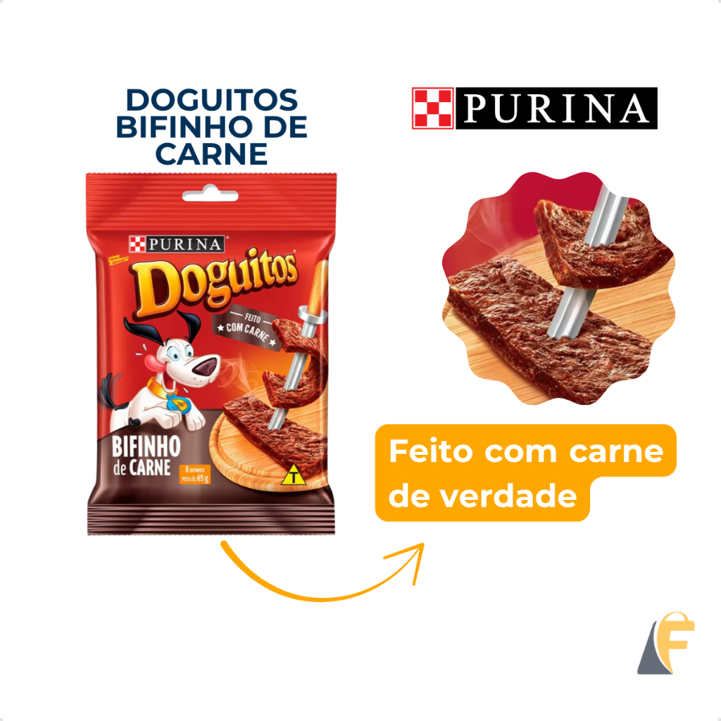 Petisco Bifinho Doguitos para Cães | BuscaProdutos