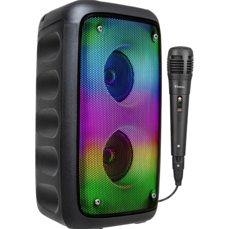 super Caixa de som potente amplificada 100w com microfone,leds,tws,p2,super bass Bluetooth Rádio Pendrive recarregável