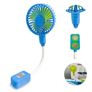 Mini Ventilador Portátil Sem Fio Multiuso Escritório Ateliê Máquina De Costura Haste Flexível C/ Imã em Oferta na Shopee