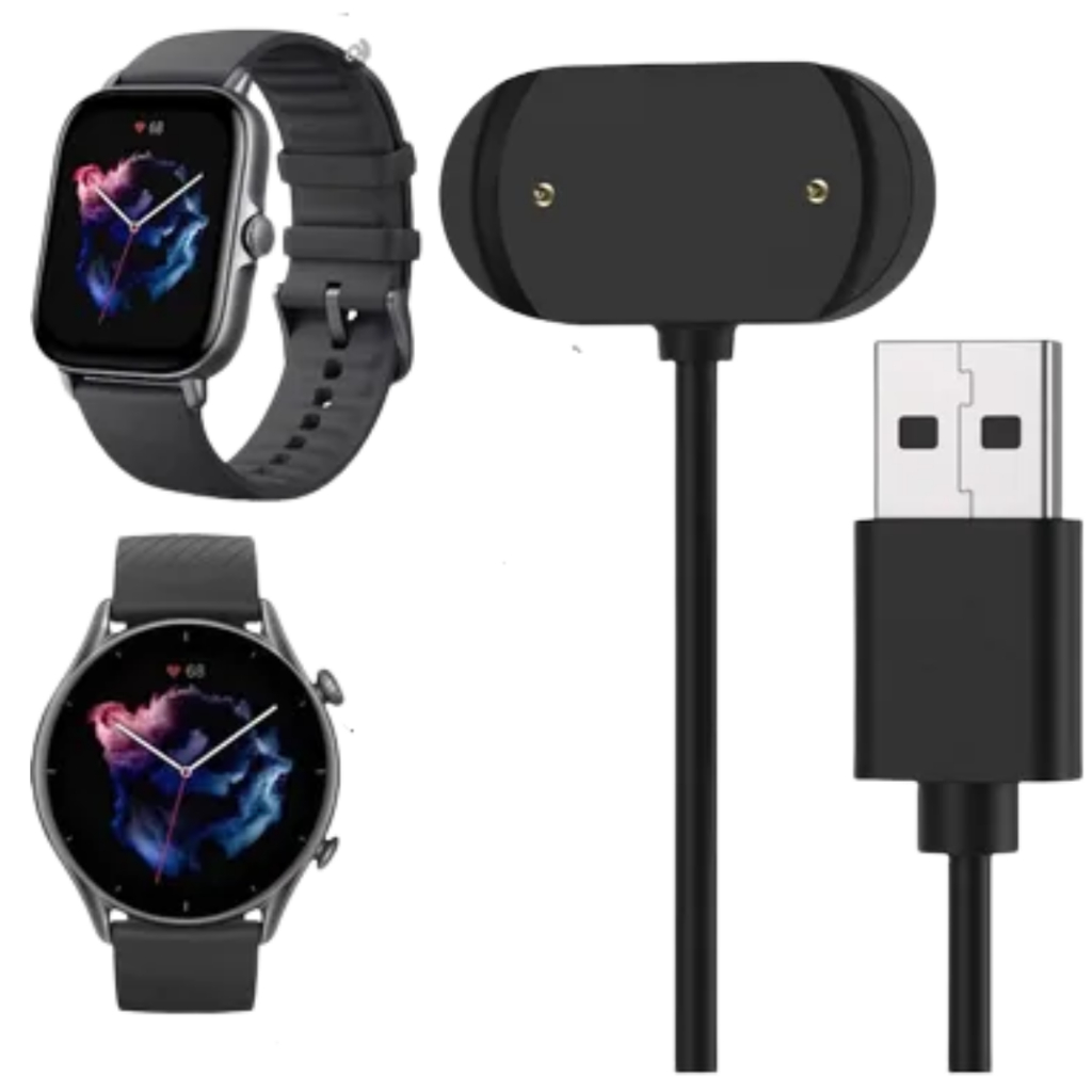 Cabo Carregador Para Amazfit Xiaomi GTS 3 A2035 GTR 3 A1971 GTR 3 Pro A2040 GTS 4 A2168 GTR 4 A2166 T-REX 2 A2170