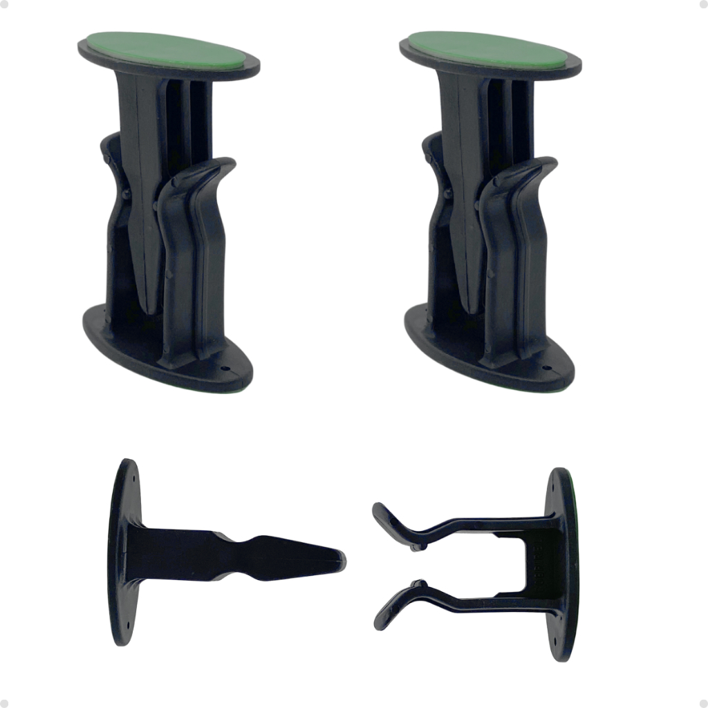 KIT 3 Trava de Porta Prendedor Fixador Adesivo Fácil Instalação Prático Parede Rodapé Janela Cores em Oferta na Shopee
