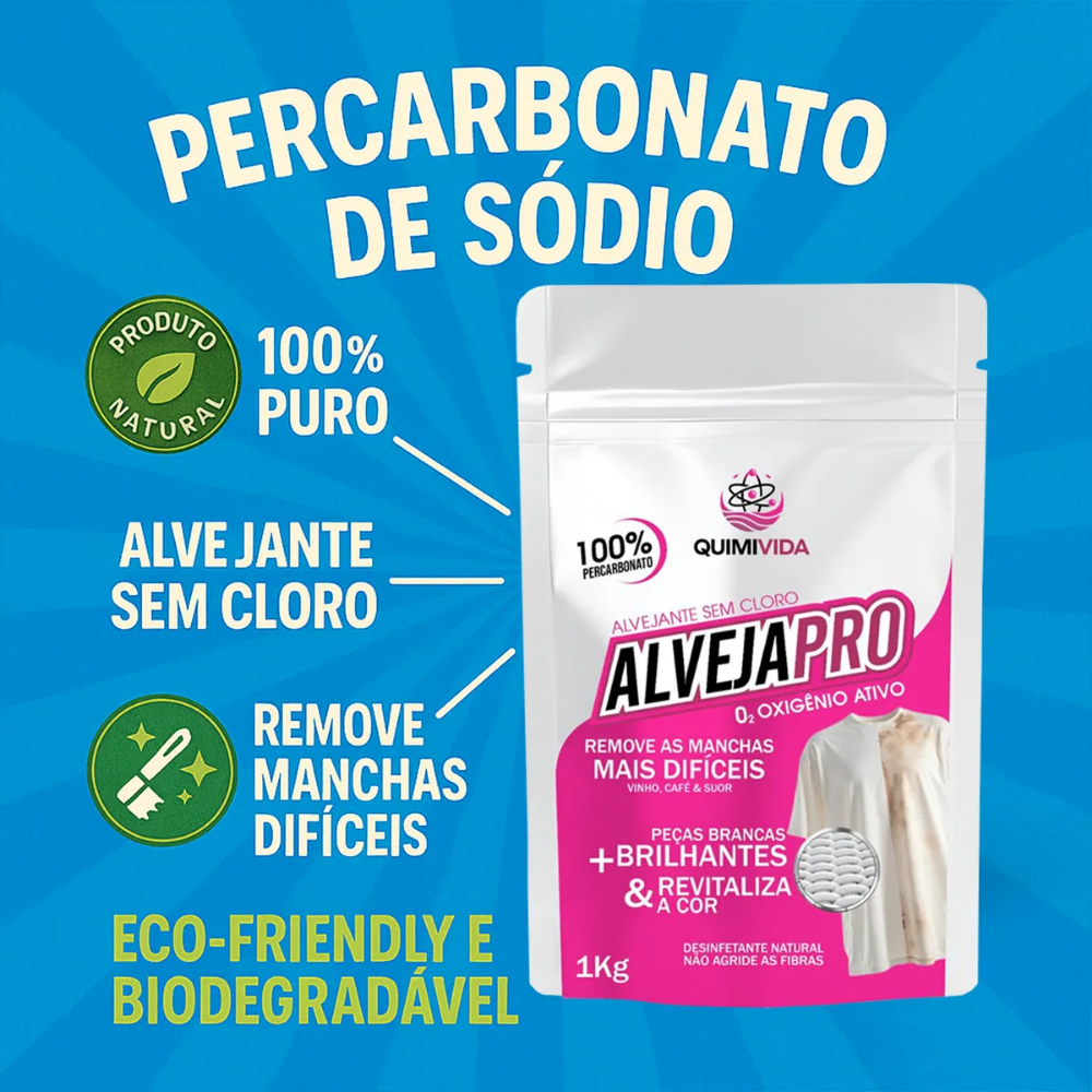 Alvejante para Roupas coloridas ou brancas limpeza profunda tira manchas