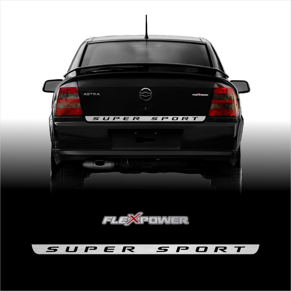 Kit Adesivos Astra Filete Super Sport + Emblema Flex Power