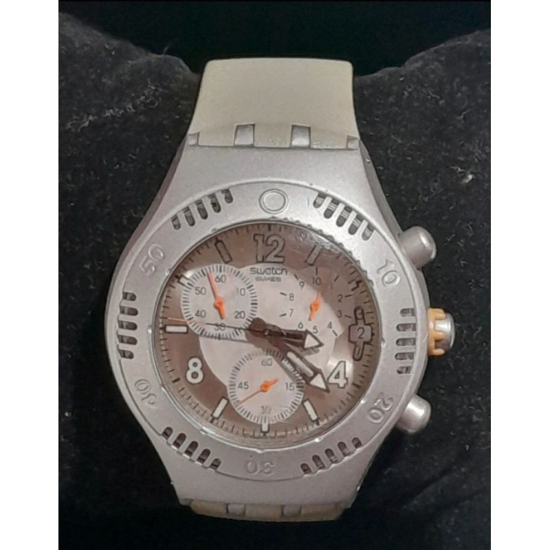 relógio swatch irony scuba 200 crono
