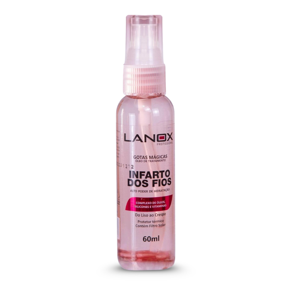 Óleo Reparador Gotas Mágicas Lanox Infarto dos Fios 60ml - Trihair em Oferta na Shopee