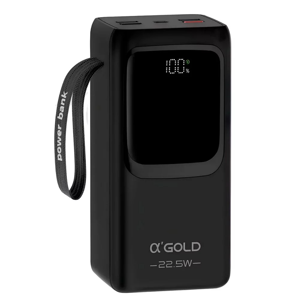 Power bank Carregador Turbo 22.5W 50.000 mAh com Laterna Led