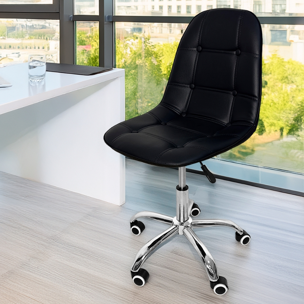 Cadeira Escritório Office Eiffel Botonê Base Giratória Home Office