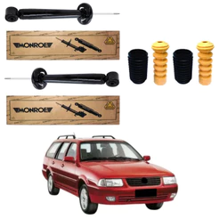 PAR AMORTECEDOR TRASEIRO SANTANA QUANTUM 1997 A 2002 MONROE + KIT