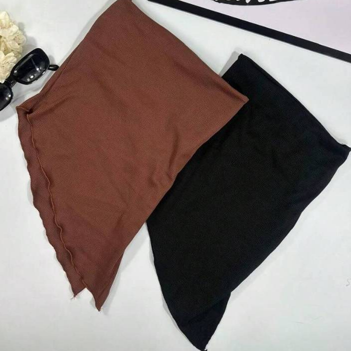 Kit (2) Cropped Assimétrico Feminino Moda Verão | Tomara Que Caia Bata Ribana Premium em Oferta na Shopee