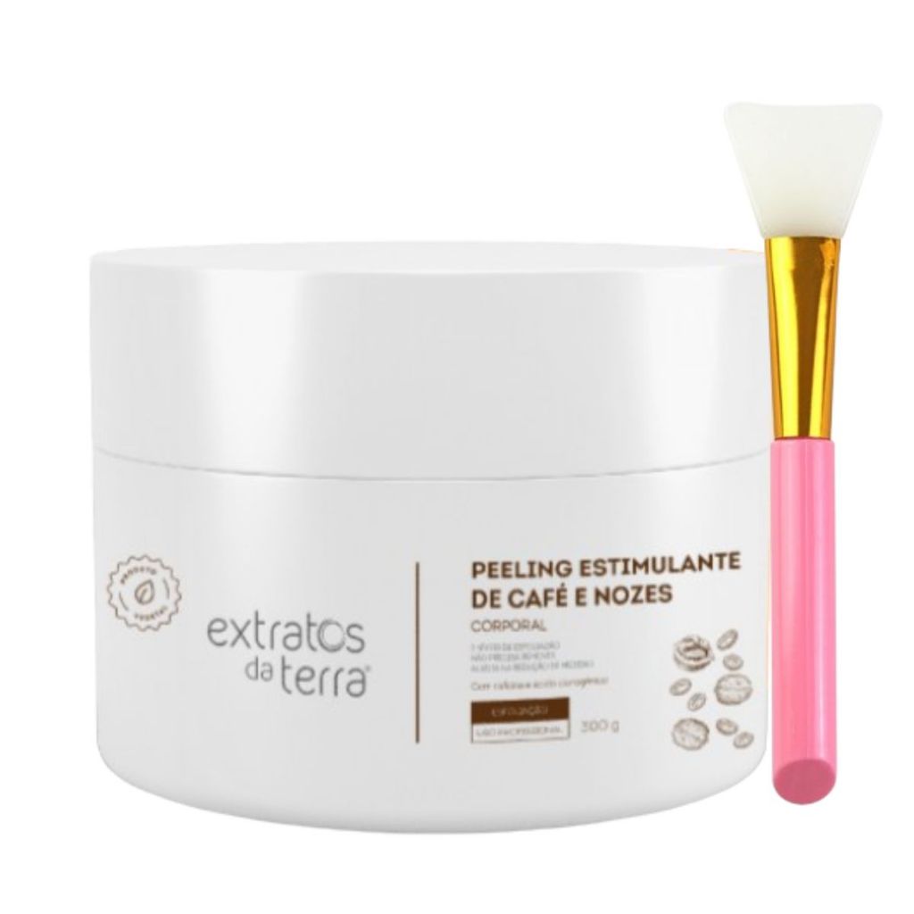 Esfoliante Café E Nozes 300g Gomagem Celulite - Extratos Da Terra