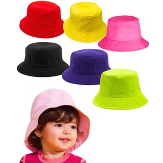 Chapéu Infantil Masculino E Feminino Bebê Praia Bucket