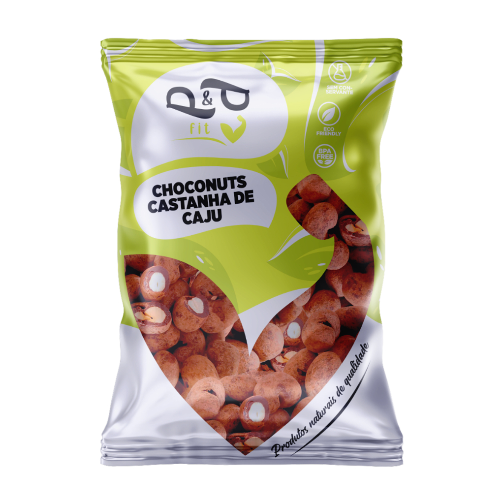 Choconuts P&P Castanha de Caju com Chocolate 70% Cacau