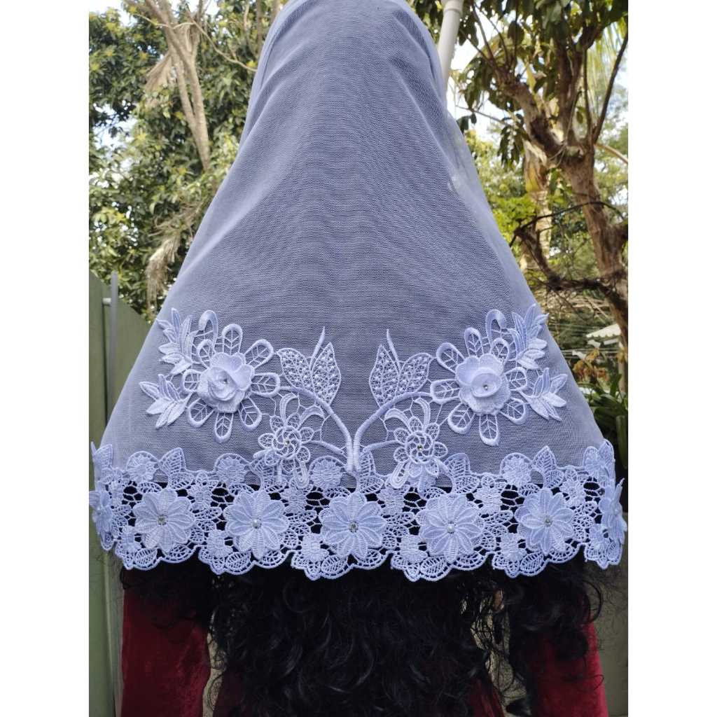 Véu CCB Redondo Sem Strass REF009 TZVEUSCCB