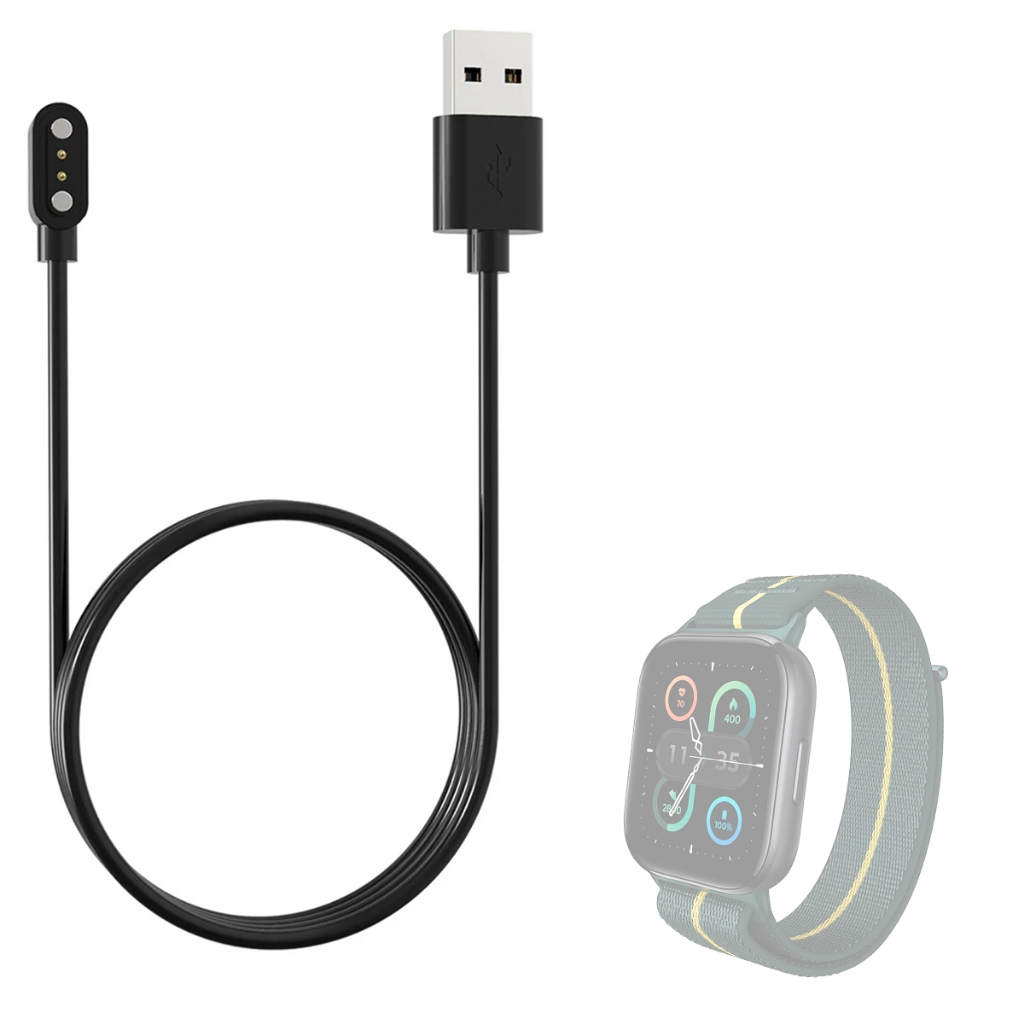 Carregador Usb Compatível Com Smartwatch Motorola Moto Watch Fit magnetico