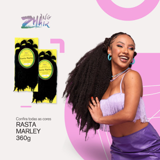 CABELO FIBRA RASTA MARLEY 400G AFRO em Oferta na Shopee