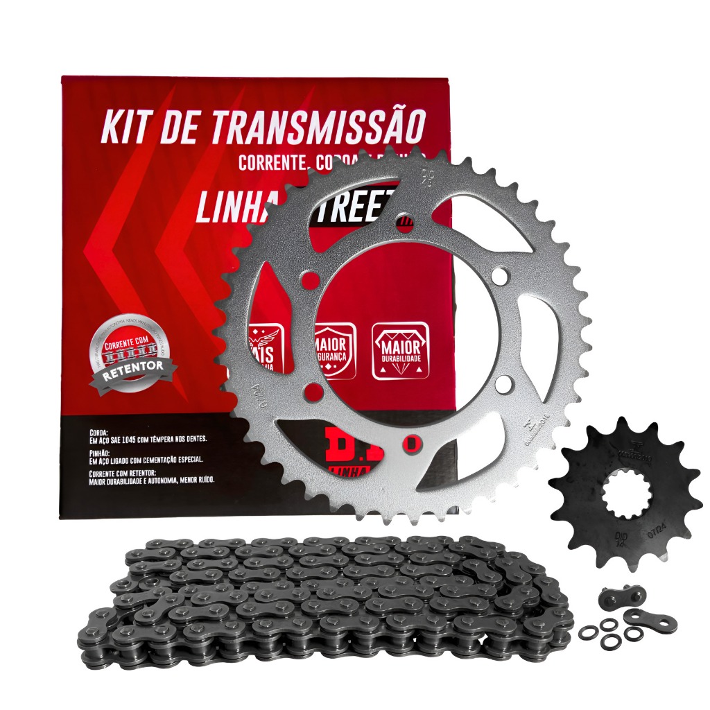Kit Relação Transmissão Tração Yamaha R3 R 3 Mt03 Mt 03 Did C/retentor Original em Oferta na Shopee