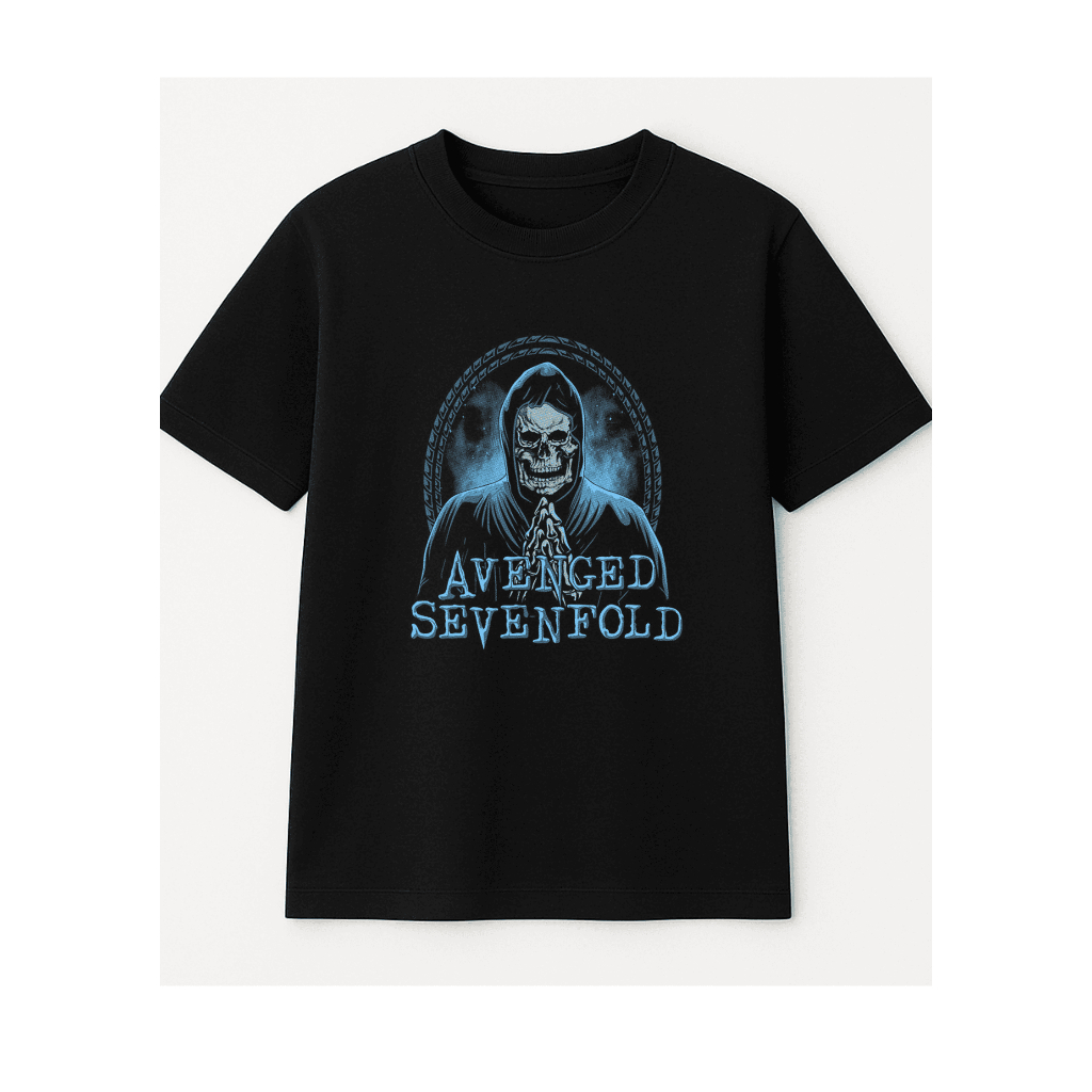 Camiseta Rock Vintage 100% Algodão – Modelo "Esqueleto Encapuzado" | Edição Exclusiva Streetwear Unissex Casual