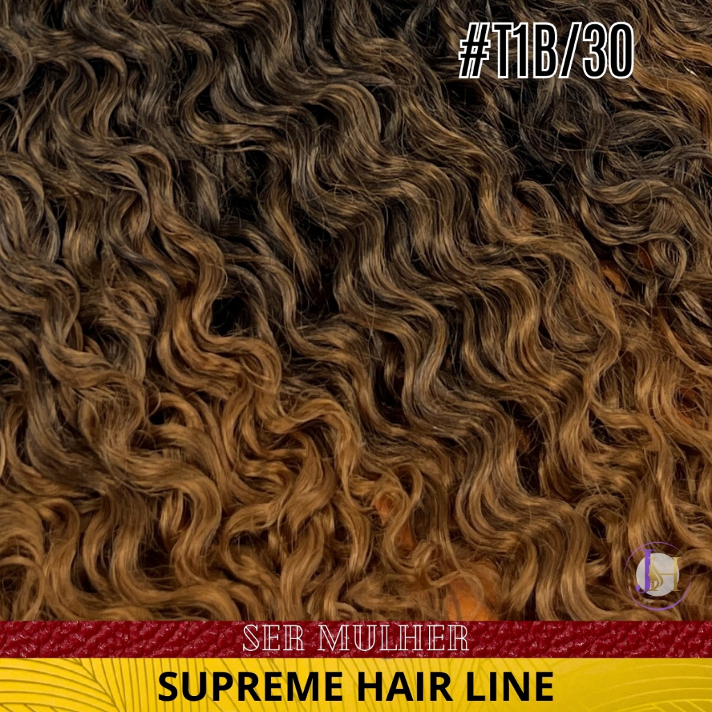 Cabelo Tela Cacheado Fibra Bio Proteína Simone Ser Mulher 70 cm — imagem 2 de 2