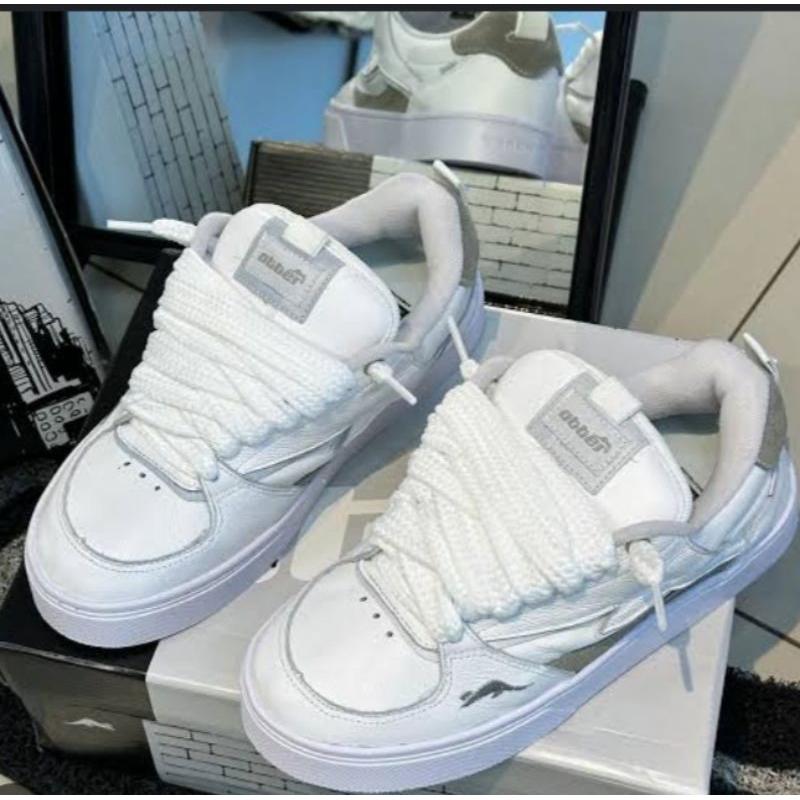 tênis otter bomber 2.0 masculino e feminino unissex, casual moderno esportivo skatista, streetwear, suede achatado ,pão. em Oferta na Shopee