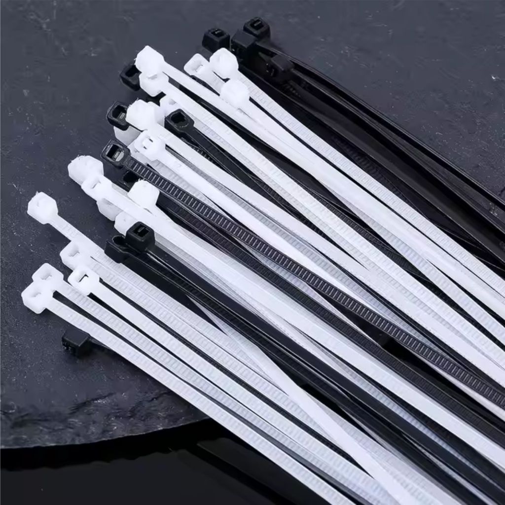 Kit 1000 Abraçadeira de Nylon 20cm Enforca Gato Braçadeira Cintas Plásticas - Preta | Branca