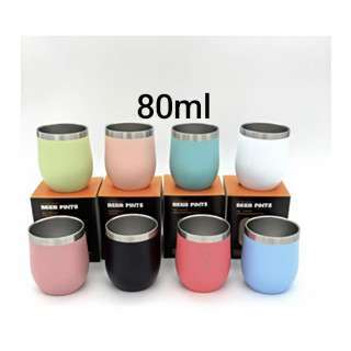 Mini Copo Térmico Oval  sem Tampa para Bebidas Geladas e Quentes 80ml em Oferta na Shopee