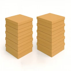 Kit Caixa 15x15x5 Tampa Sapato em Mdf Cru De Alta Qualidade Para Lembrancinhas Casamento Batizado Enfeite Decoração