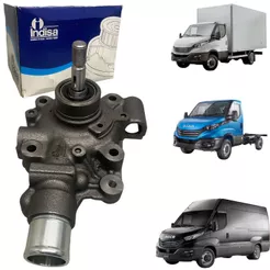 Bomba D'Água Para Iveco Daily 3510 3512 5012 7012 2.8 1997 Até 2007 Indisa