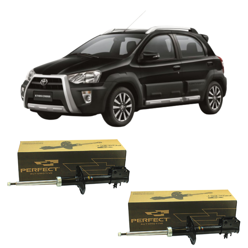 Par Amortecedor Dianteiro LD/LE Etios Cross 2012/2021 Perfect