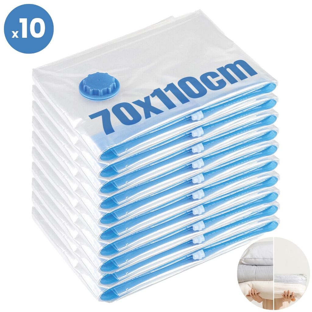 Kit 10 Saco a Vácuo para Roupas Viagem Organizador Mala Guarda Roupa em Oferta na Shopee
