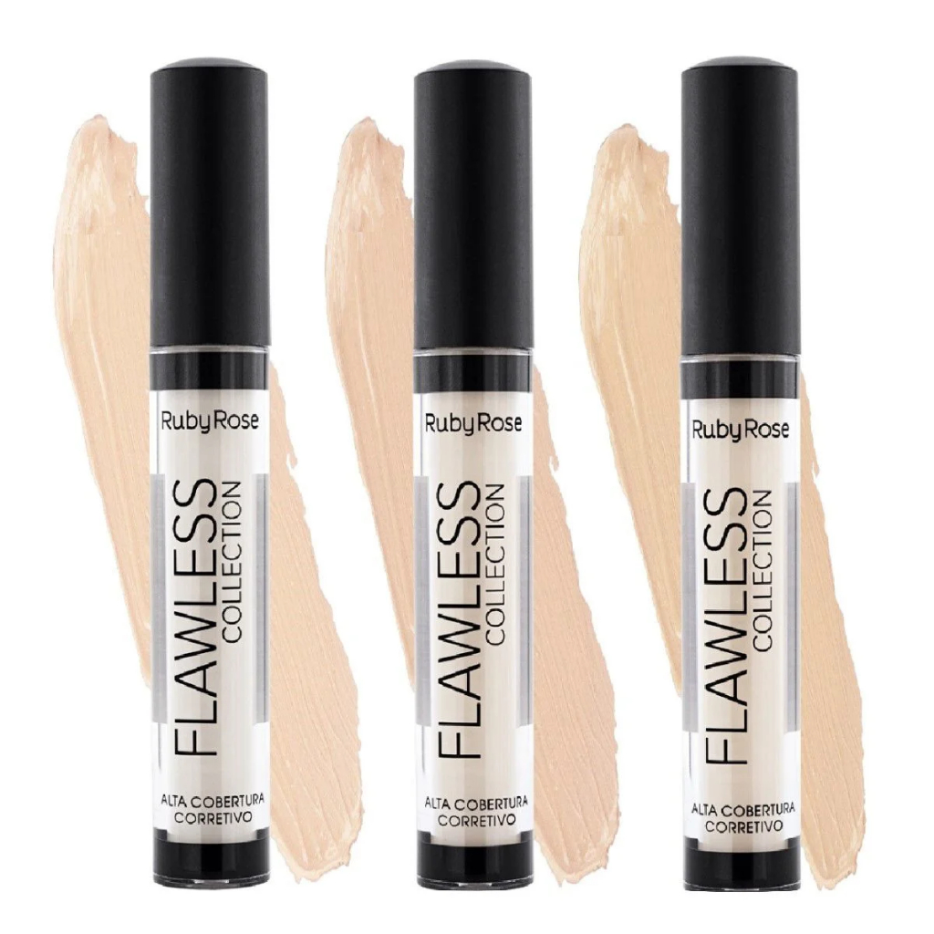 Ruby Rose Corretivo Liquido Naked Flawless nude HB-8080