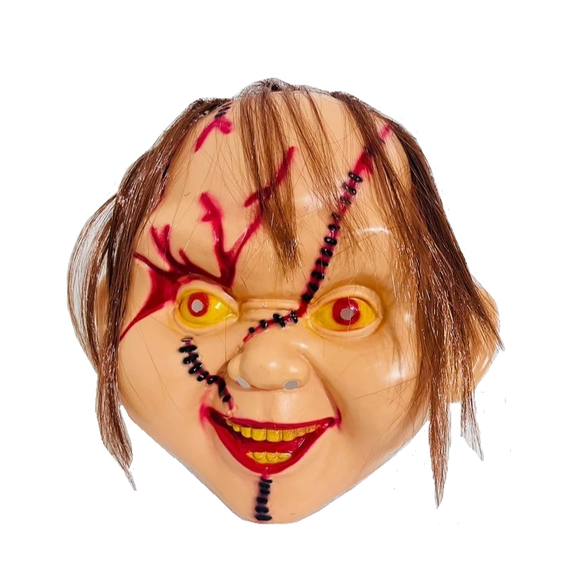 Máscara Chucky Boneco Assassino Terror Plástico Carnaval Halloween Cosplay