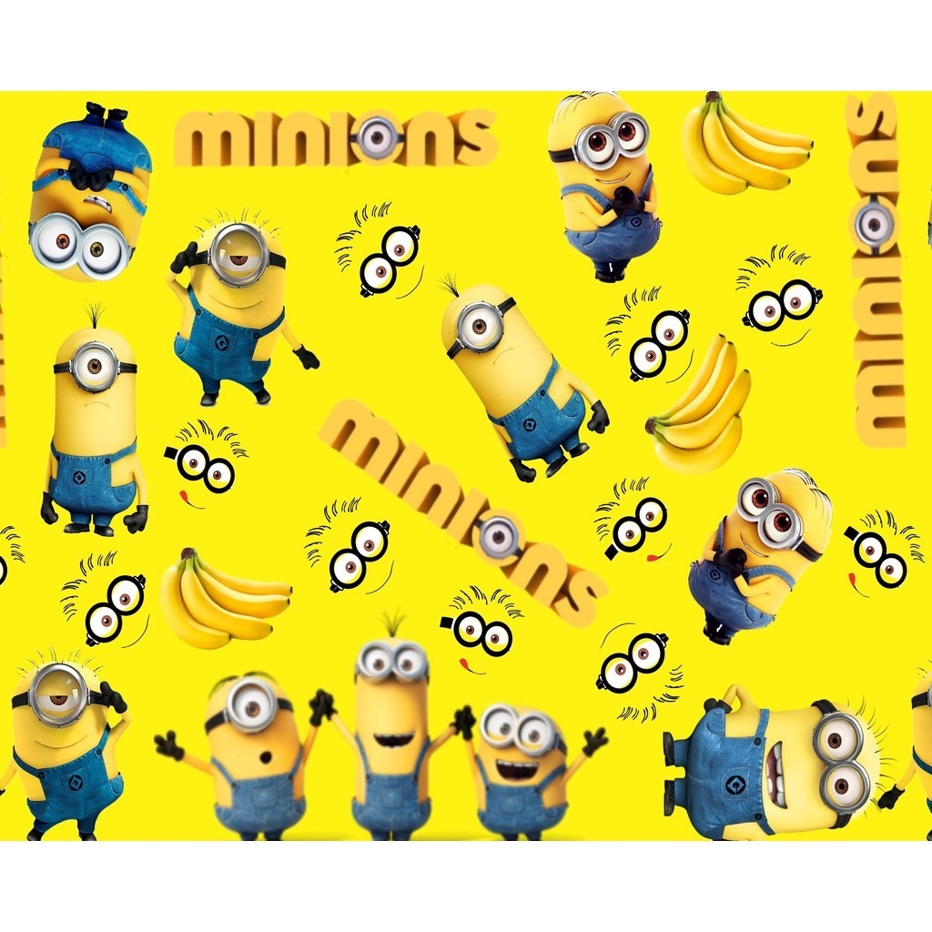 Tecido OXFORD estampado digital - Minions em Oferta na Shopee